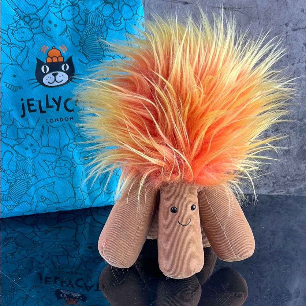 Jellycat Amuseable Campfire Stuffed Animal with bag